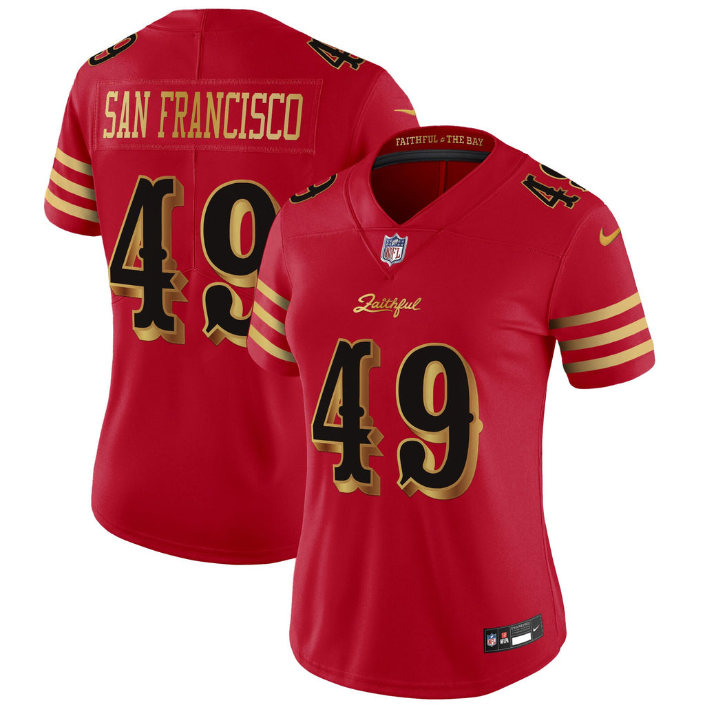 Women's San Francisco 49ers 2025 “Rivalries” Vapor Limited Jersey - All Stitched