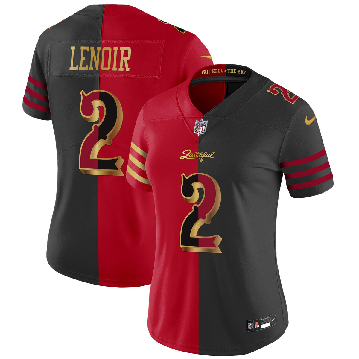 Women's San Francisco 49ers 2025 “Rivalries” Vapor Limited Jersey - All Stitched