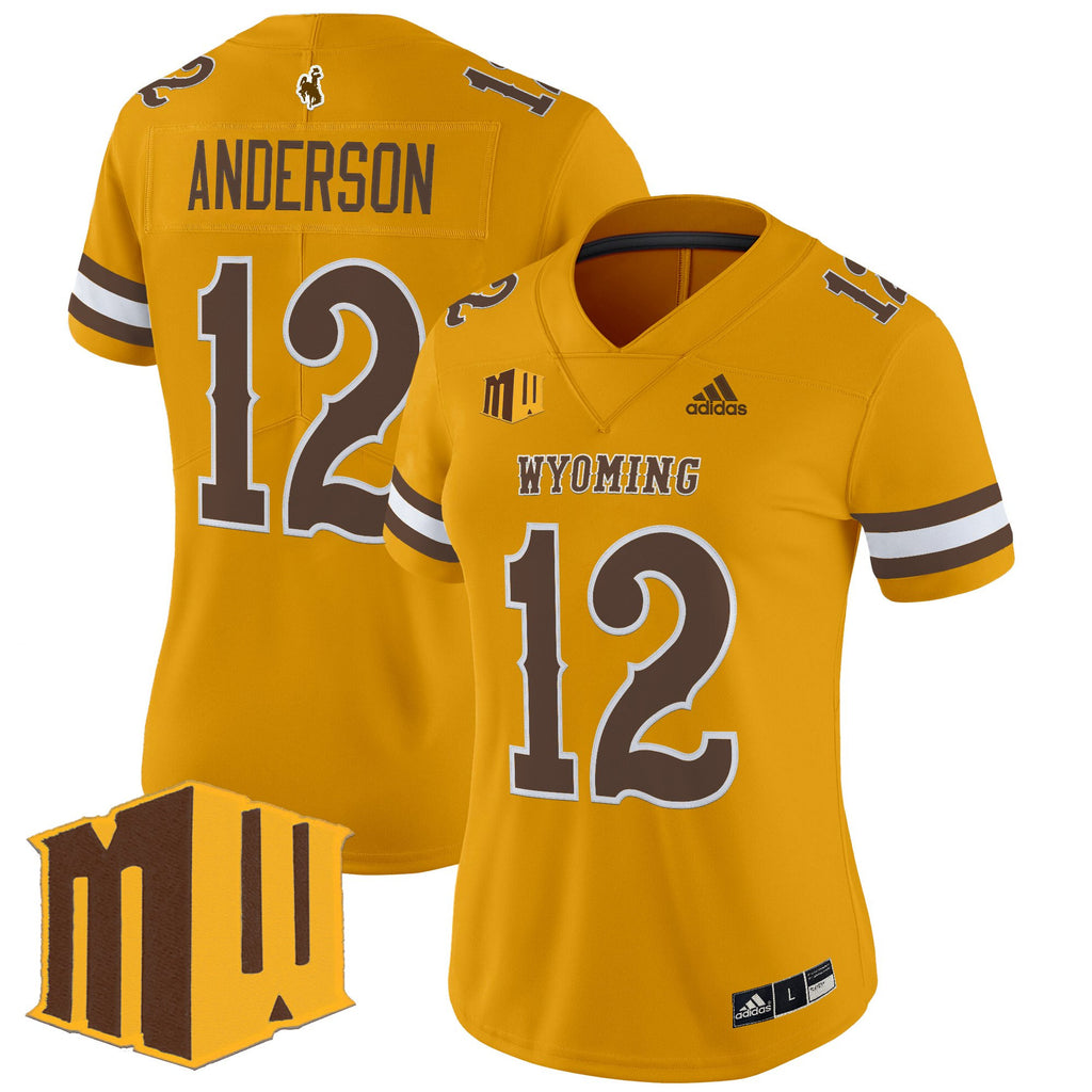 Women's Wyoming Cowboys 2025 Vapor Limited Jersey - All Stitched