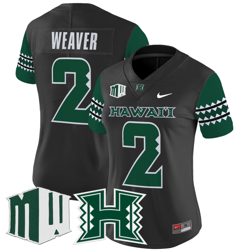Women's Hawai'i Rainbow Warriors 2025 Vapor Limited Jersey - All Stitched