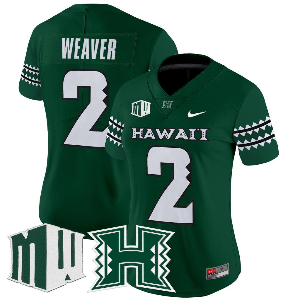 Women's Hawai'i Rainbow Warriors 2025 Vapor Limited Jersey - All Stitched