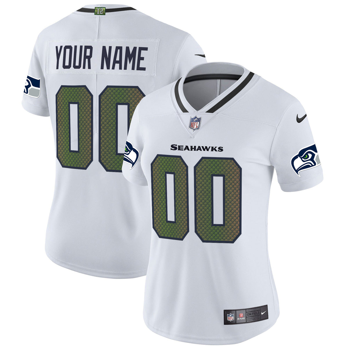 Seattle Seahawks 2025 "Rivalries" Vapor Limited Custom Jersey - All Stitched