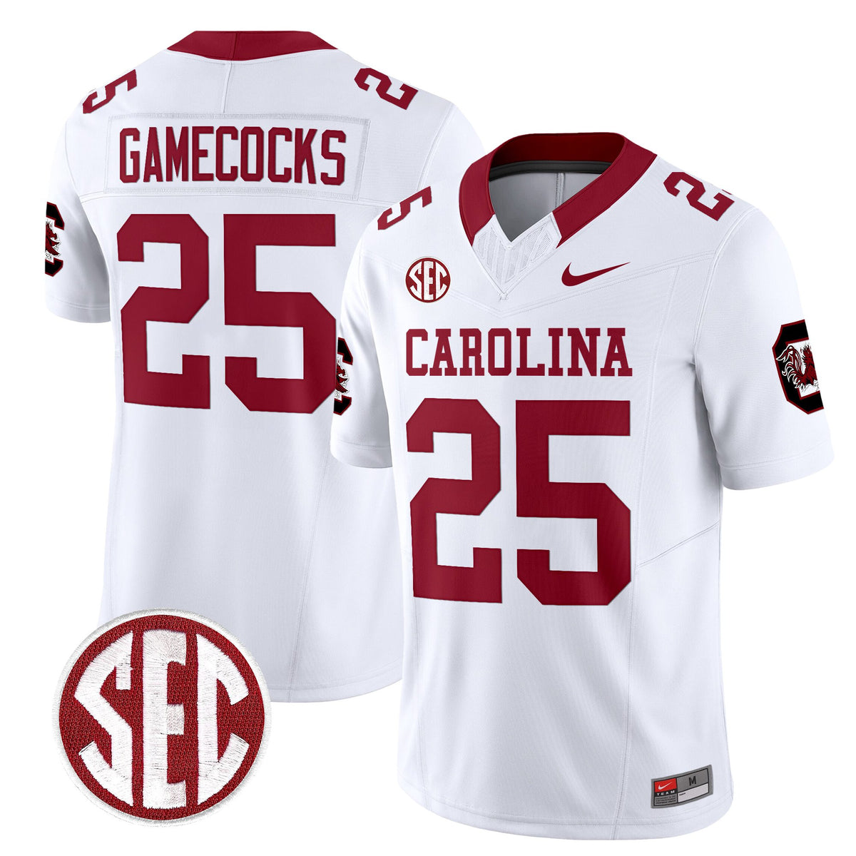 Men's South Carolina Gamecocks 1980 Throwback Vapor Limited Jersey – Rebrand 2026 – All Stitched