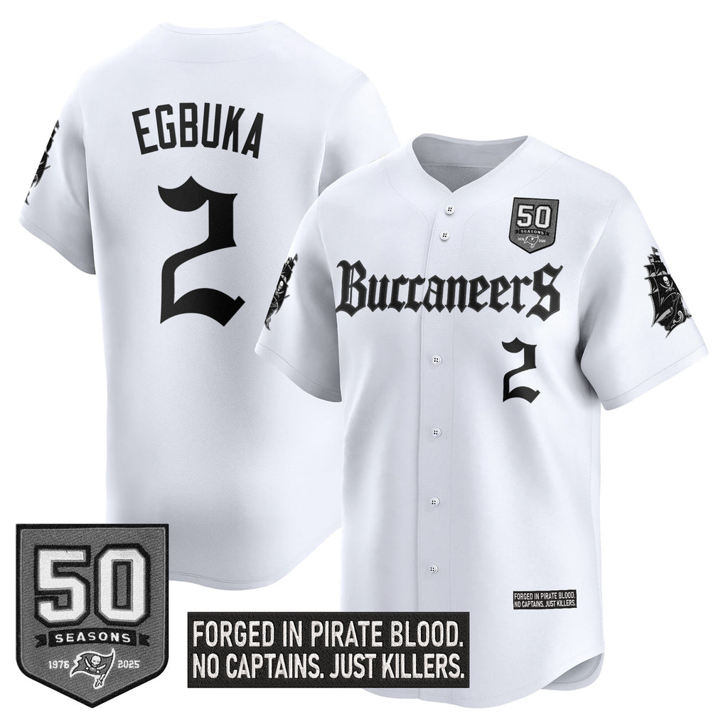 Men's Tampa Bay Buccaneers 'Gothic Pirate Shadows Edition' Vapor Baseball Jersey - All Stitched