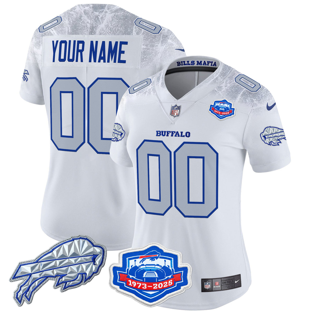 Buffalo Bills 2025 "Rivalries" Vapor Limited Custom Jersey - Farewell Season Patch - All Stitched
