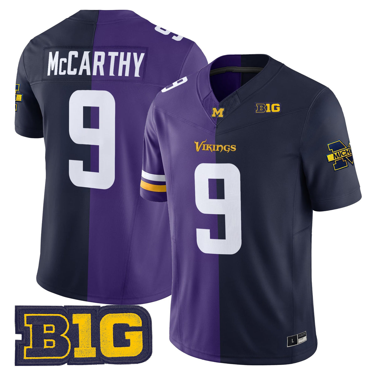 J.J. McCarthy Split Vapor Limited Jersey - All Stitched