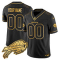 Buffalo Bills 2025 "Rivalries" Gold Vapor Limited Custom Jersey - All Stitched