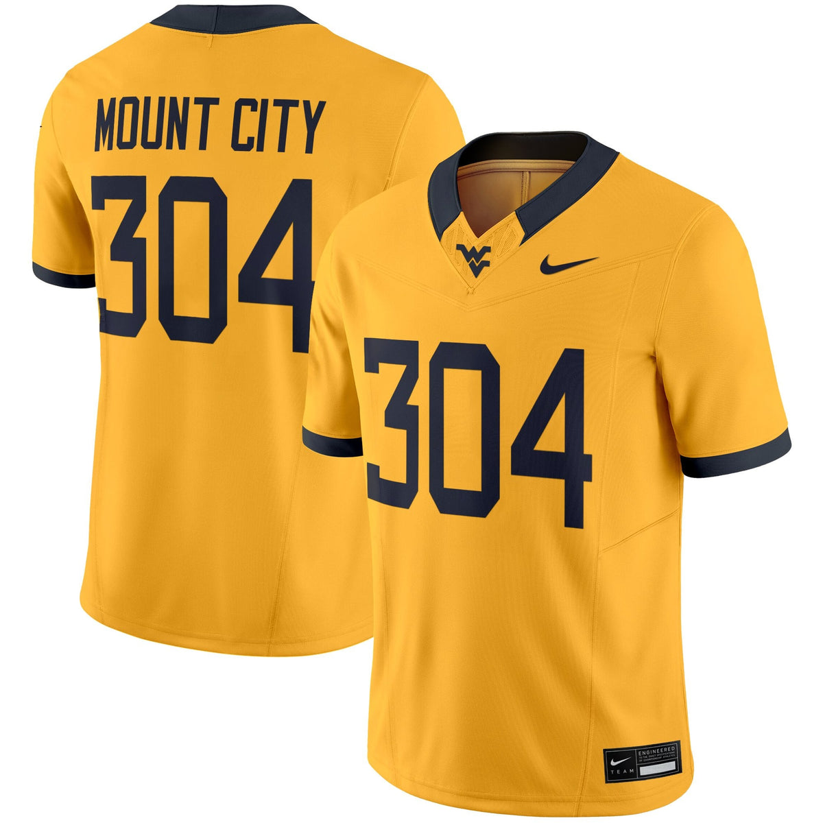 Men's West Virginia Mountaineers 2025 Vapor Limited Jersey - All Stitched
