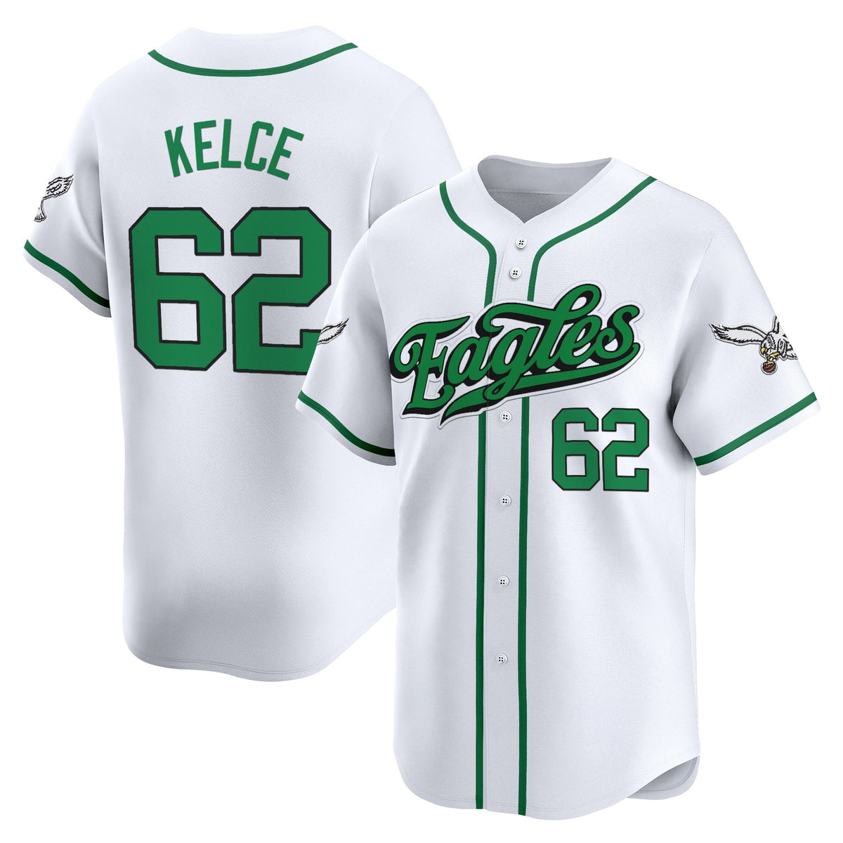 Men's Philadelphia Eagles 2025 Vapor Baseball Jersey V2 - All Stitched