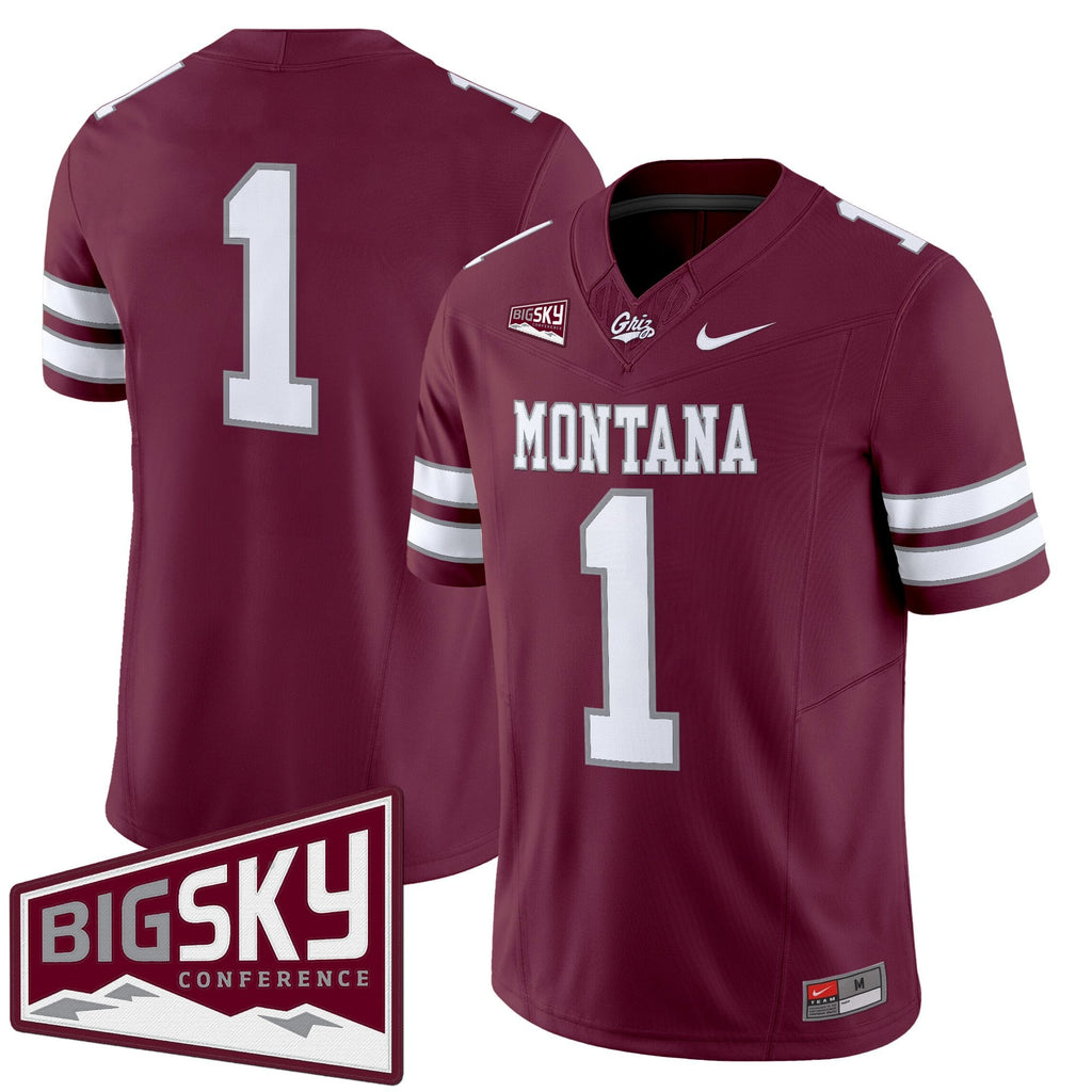 Men's Montana Grizzlies 2025 Vapor Limited Jersey - All Stitched