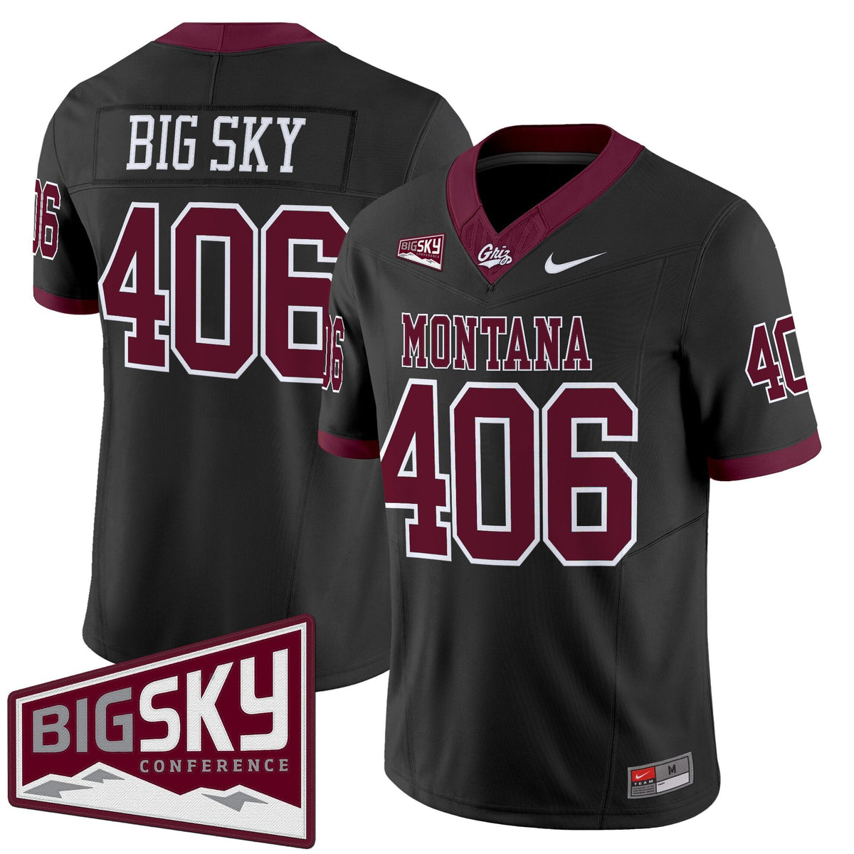 Men's Montana Grizzlies 2025 Vapor Limited Jersey - All Stitched