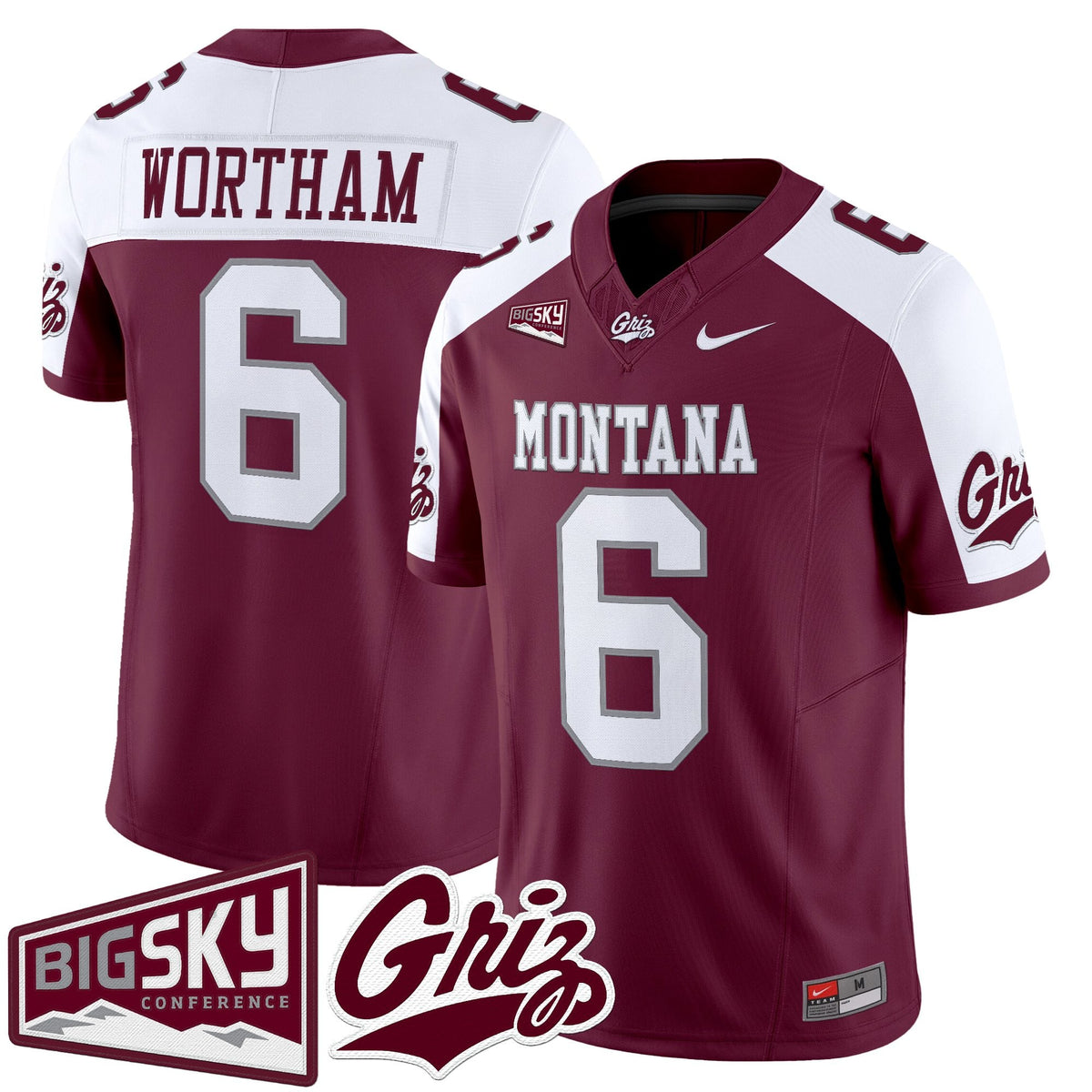 Men's Montana Grizzlies 2025 Vapor Limited Jersey - All Stitched