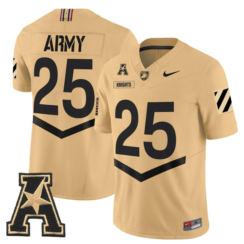 Men's Army Black Knights 2025 Vapor Limited Jersey - All Stitched