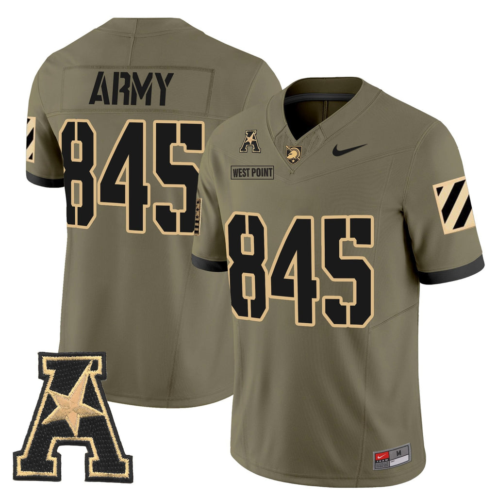 Men's Army Black Knights 2025 Vapor Limited Jersey - All Stitched