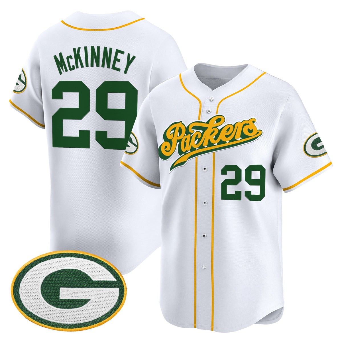 Men's Green Bay Packers 2025 Vapor Baseball Jersey V2 - All Stitched