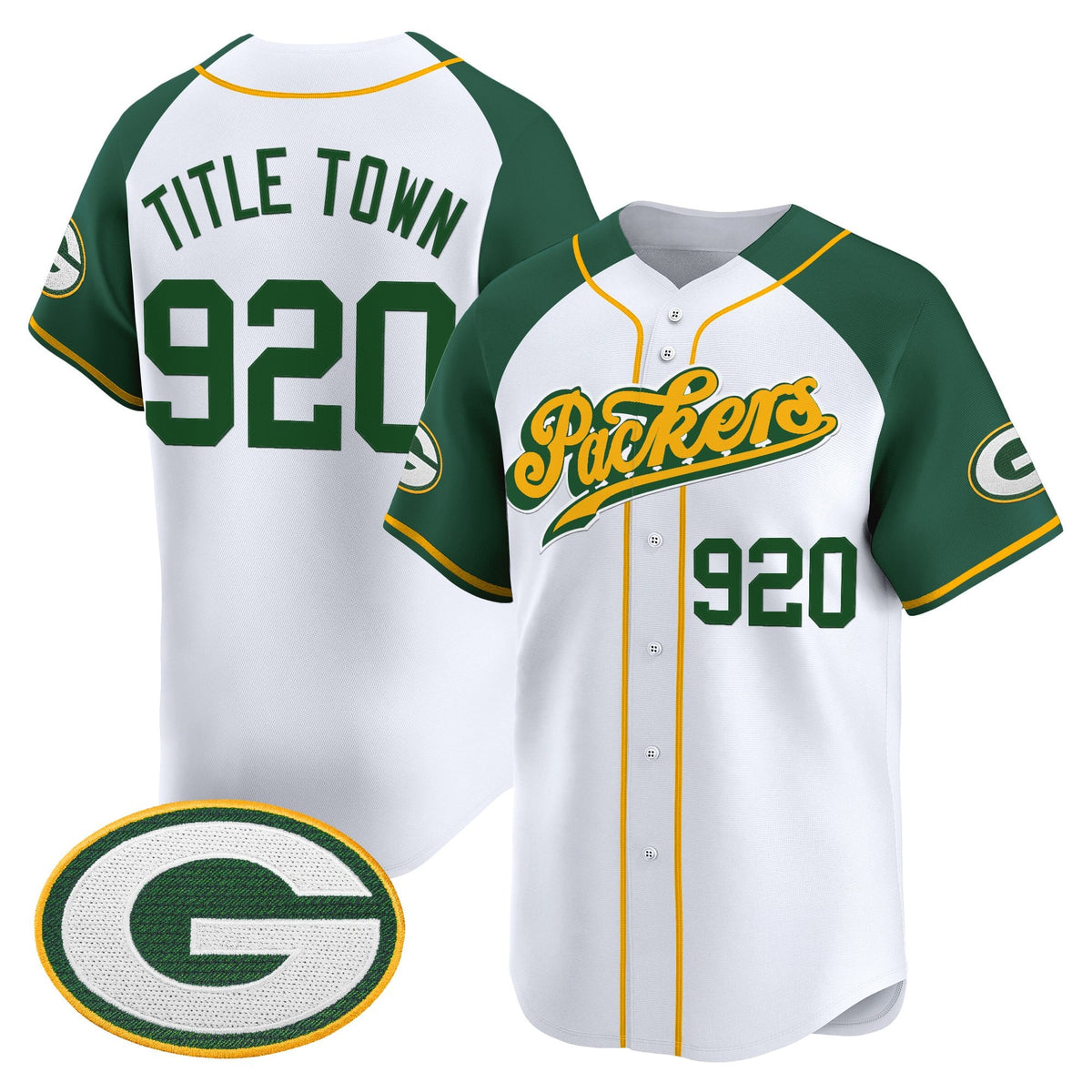 Men's Green Bay Packers 2025 Vapor Baseball Jersey V2 - All Stitched