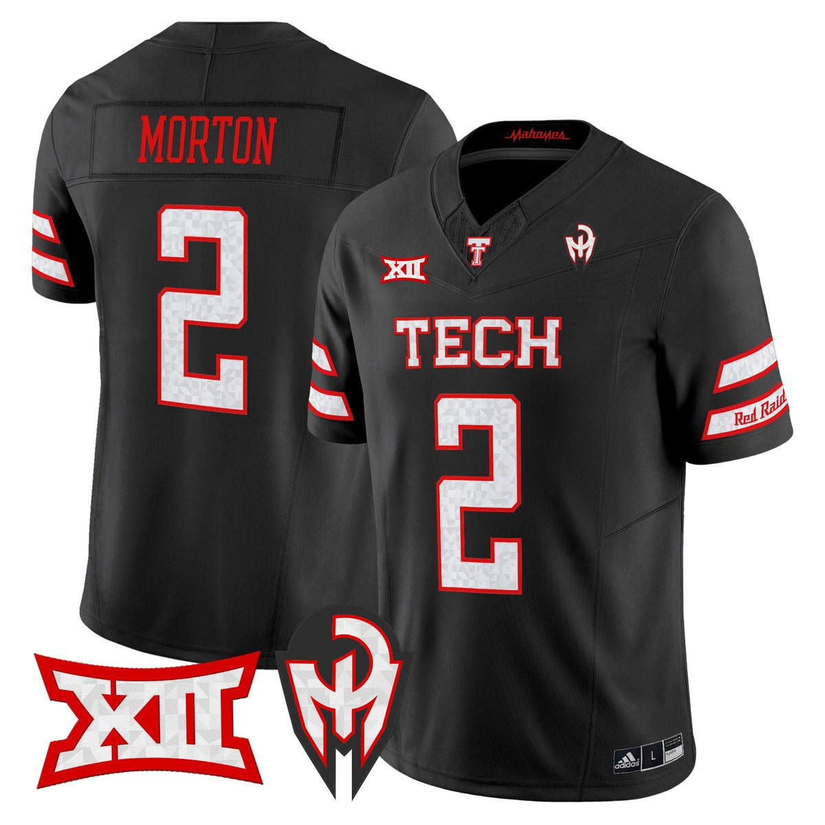 Men's Texas Tech Red Raiders 'Too Cold' Vapor Limited Jersey - Mahomes Collection - All Stitched
