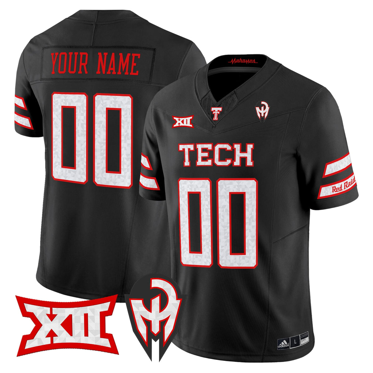Texas Tech Red Raiders 'Too Cold' Vapor Limited Custom Jersey - Mahomes Collection - All Stitched