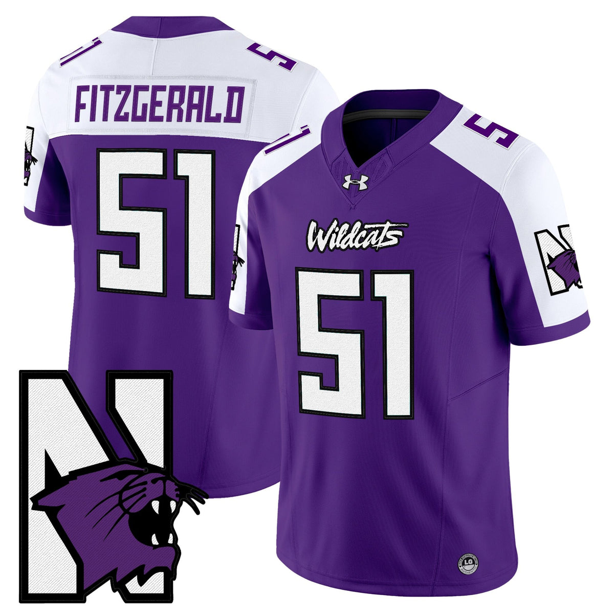 Men's Northwestern Wildcats Honoring ’95 Vapor Limited Jersey - All Stitched