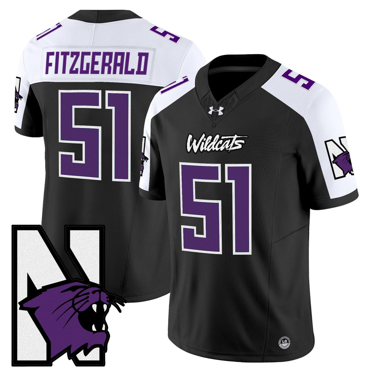 Men's Northwestern Wildcats Honoring ’95 Vapor Limited Jersey - All Stitched