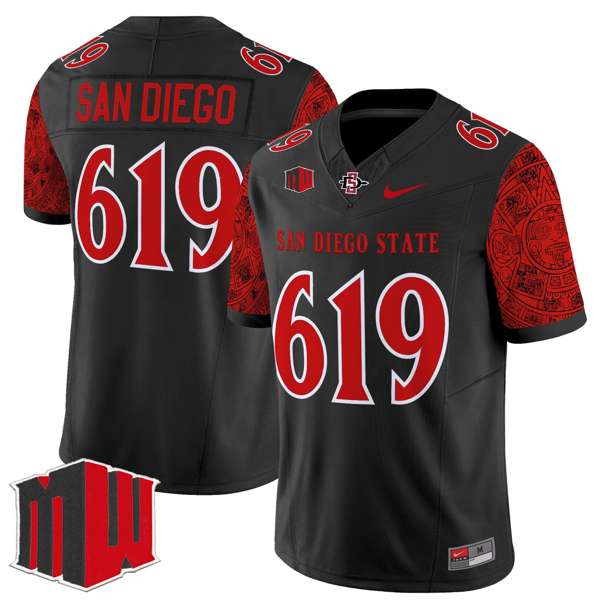 Men's San Diego State Aztecs 2025 Vapor Limited Jersey - All Stitched