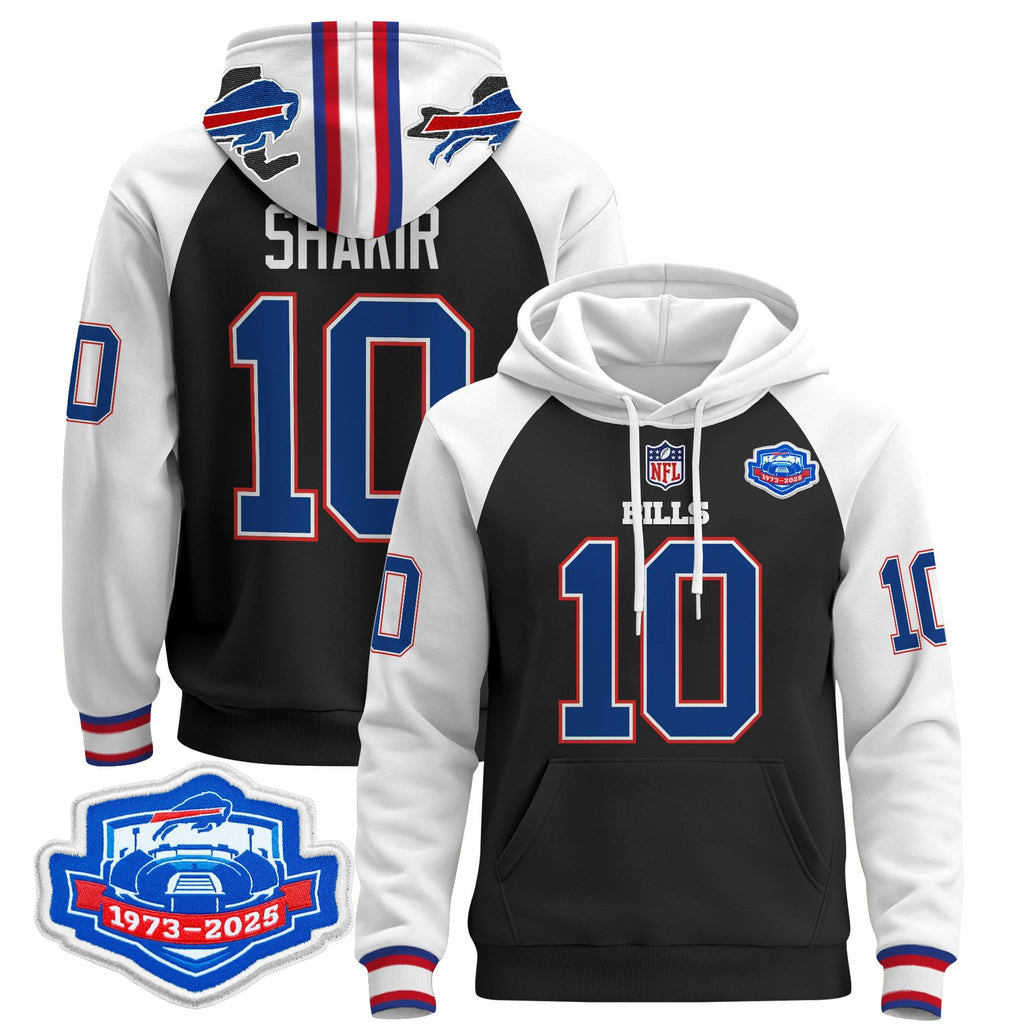 Men's Buffalo Bills 2025 Farewell Season Patch Pullover Hoodie - All Stitched