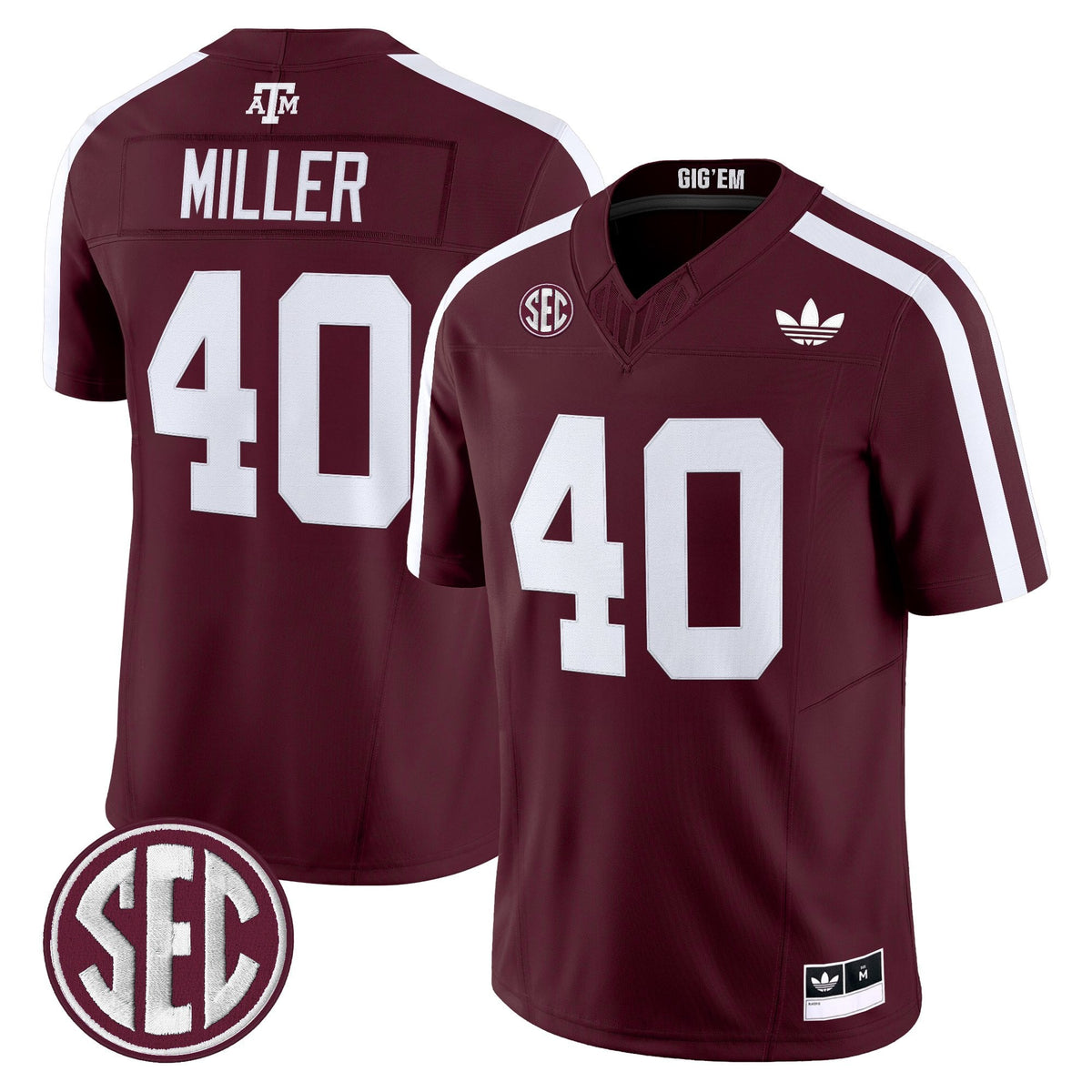 Men's Texas A&M Aggies 2025 Vapor Limited Jersey V2 - All Stitched