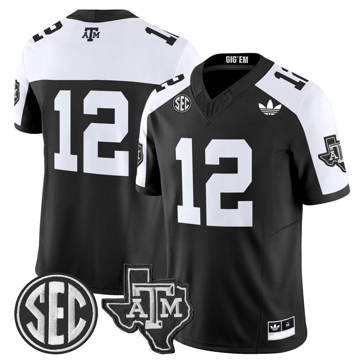 Men's Texas A&M Aggies 2025 Vapor Limited Jersey V2 - All Stitched