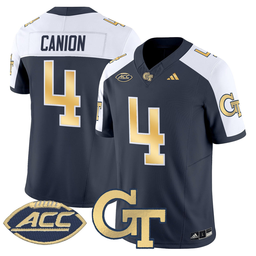 Men's Georgia Tech Yellow Jackets 2025 Vapor Limited Jersey - All stitched