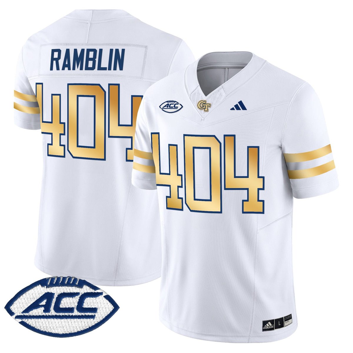 Men's Georgia Tech Yellow Jackets 2025 Vapor Limited Jersey - All stitched