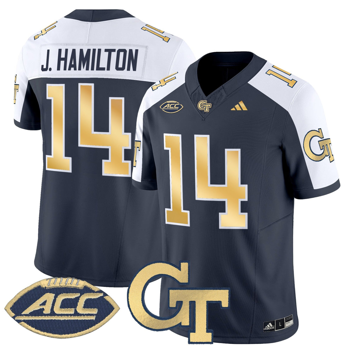 Men's Georgia Tech Yellow Jackets 2025 Vapor Limited Jersey - All stitched