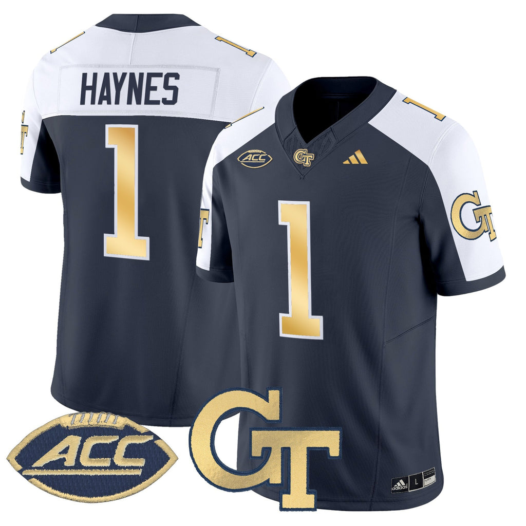 Men's Georgia Tech Yellow Jackets 2025 Vapor Limited Jersey - All stitched