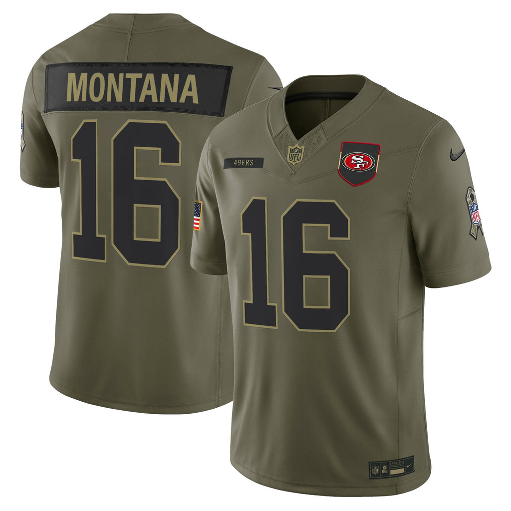 Men's San Francisco 49ers 2025 Salute to Service Vapor Limited Jersey - All Stitched