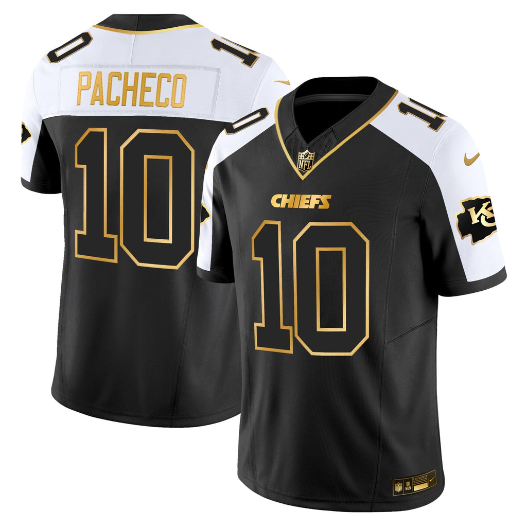 Men's Kansas City Chiefs 2025 Gold Vapor Limited Jersey - All Stitched
