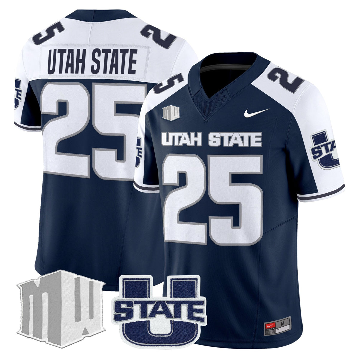 Men's Utah State Aggies 2025 Vapor Limited Jersey - All Stitched