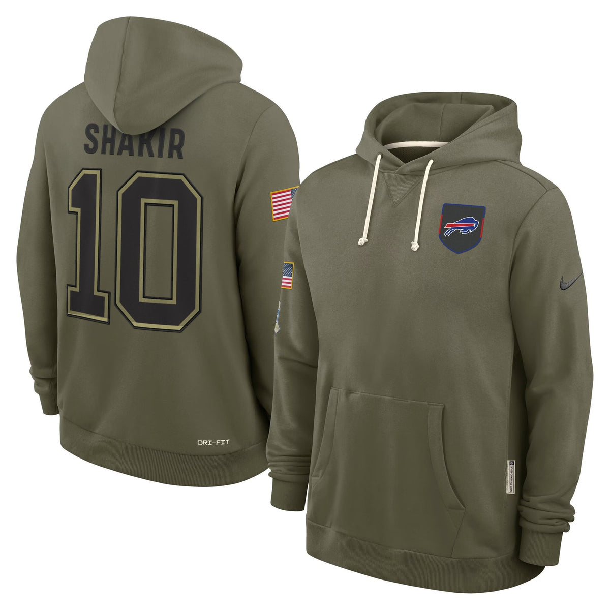 Buffalo Bills 2025 Salute to Service Pullover Hoodie - All Stitched