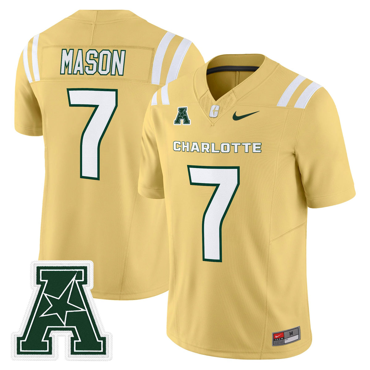 Men's Charlotte 49ers 2025 Vapor Limited Jersey - All Stitched