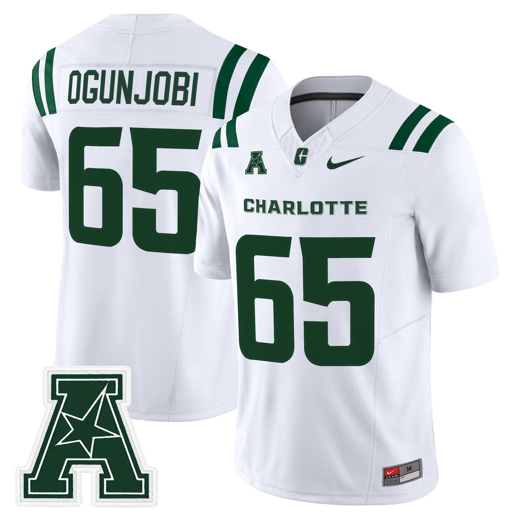 Men's Charlotte 49ers 2025 Vapor Limited Jersey - All Stitched