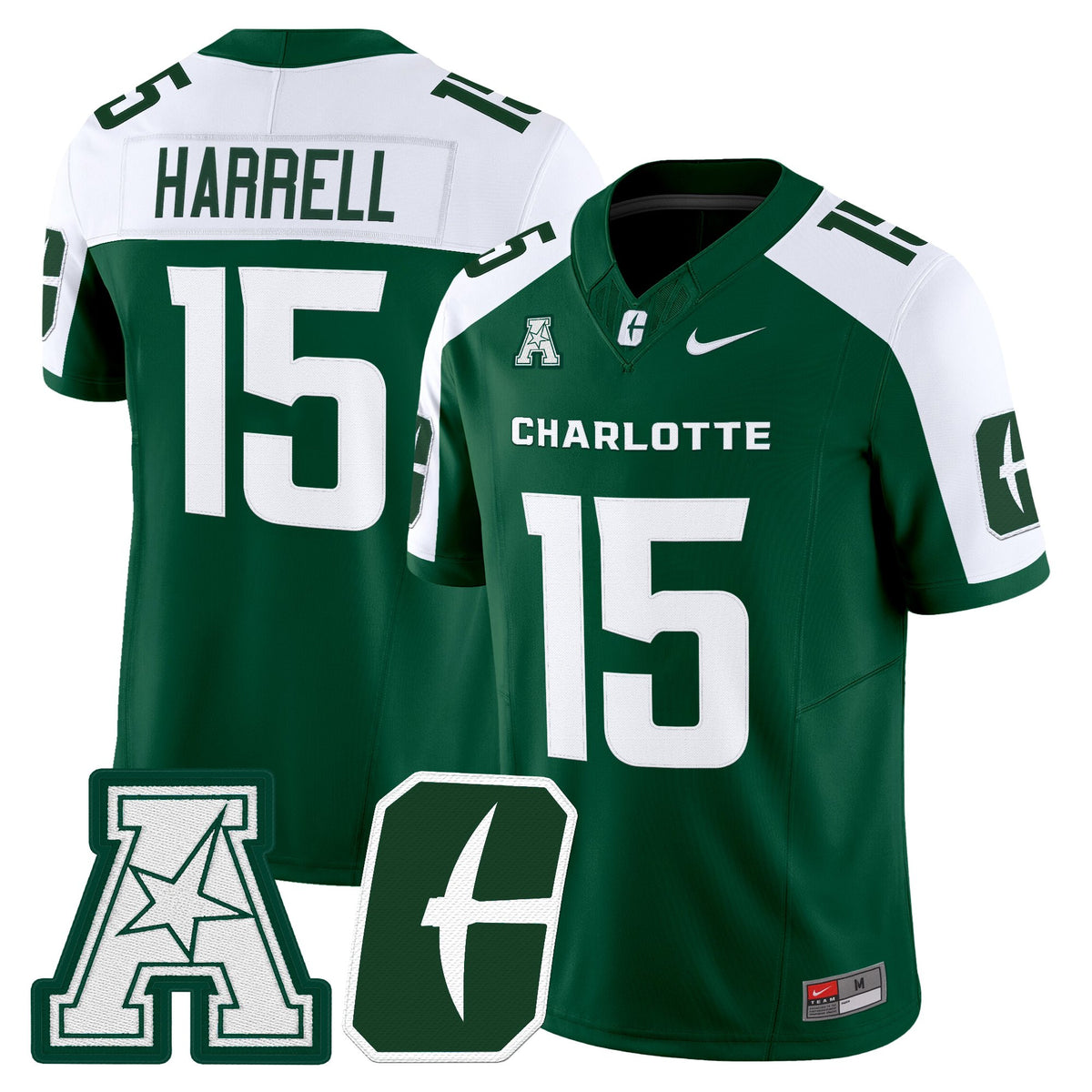 Men's Charlotte 49ers 2025 Vapor Limited Jersey - All Stitched