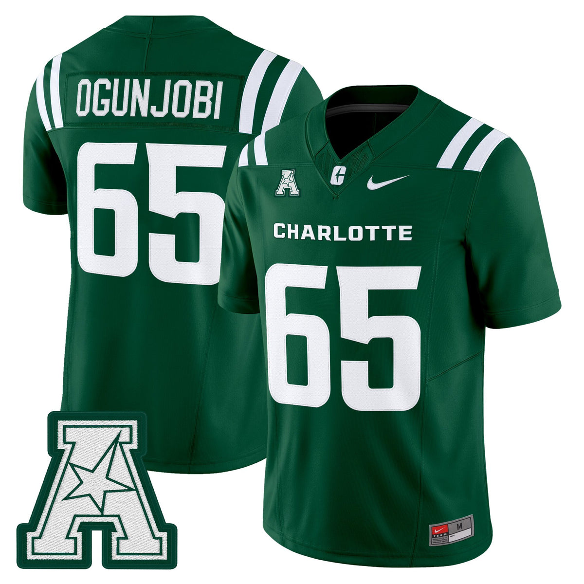 Men's Charlotte 49ers 2025 Vapor Limited Jersey - All Stitched