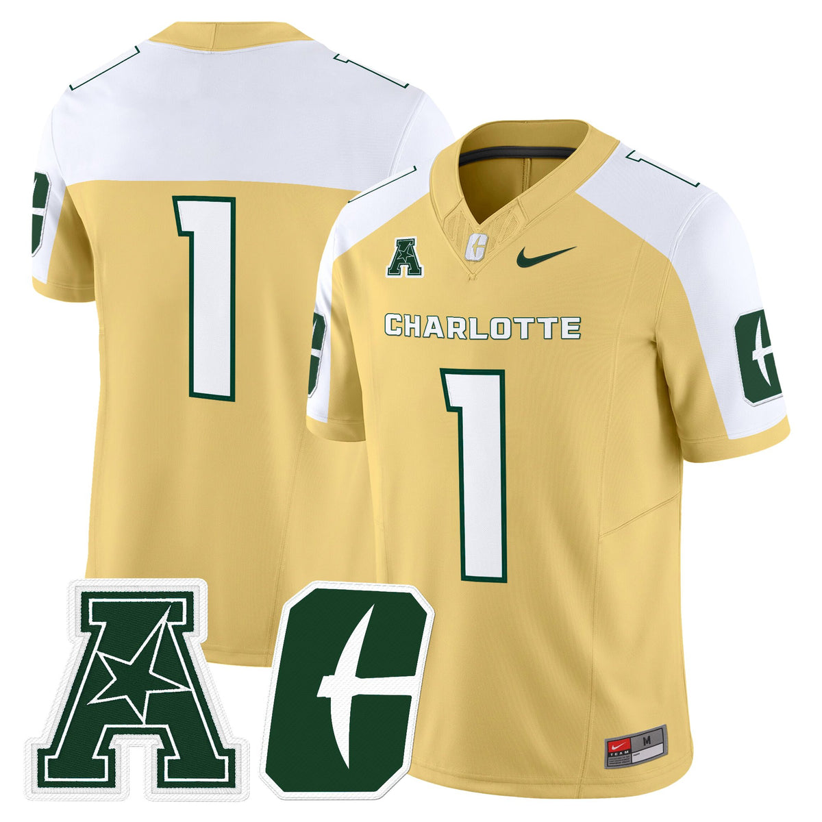 Men's Charlotte 49ers 2025 Vapor Limited Jersey - All Stitched