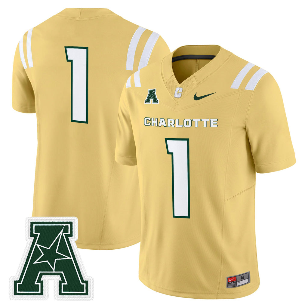 Men's Charlotte 49ers 2025 Vapor Limited Jersey - All Stitched