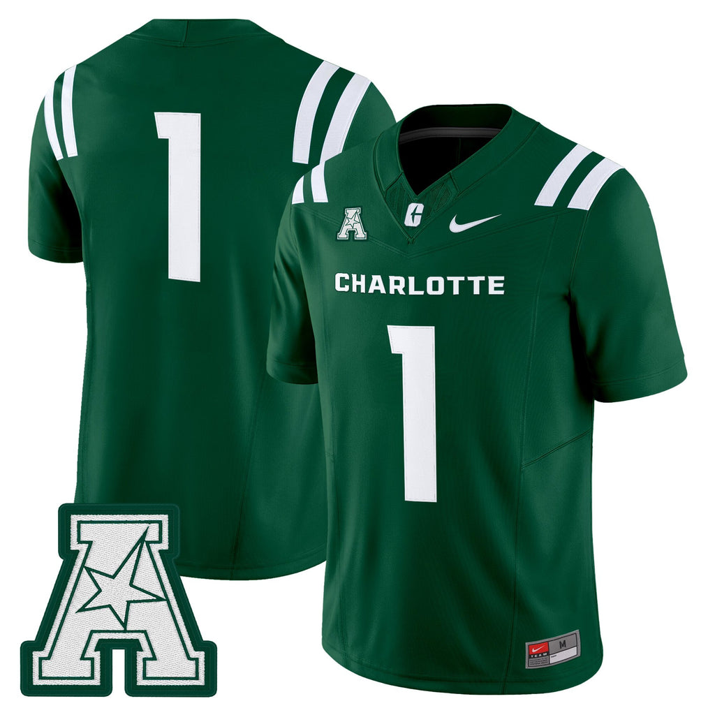 Men's Charlotte 49ers 2025 Vapor Limited Jersey - All Stitched