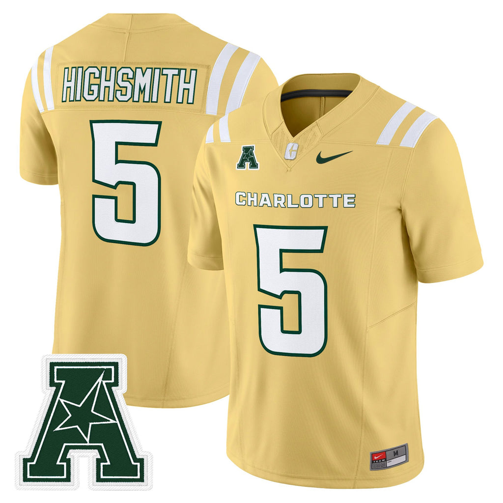 Men's Charlotte 49ers 2025 Vapor Limited Jersey - All Stitched
