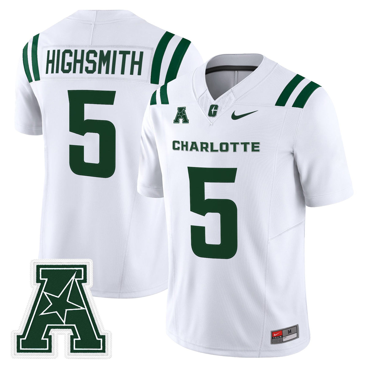 Men's Charlotte 49ers 2025 Vapor Limited Jersey - All Stitched