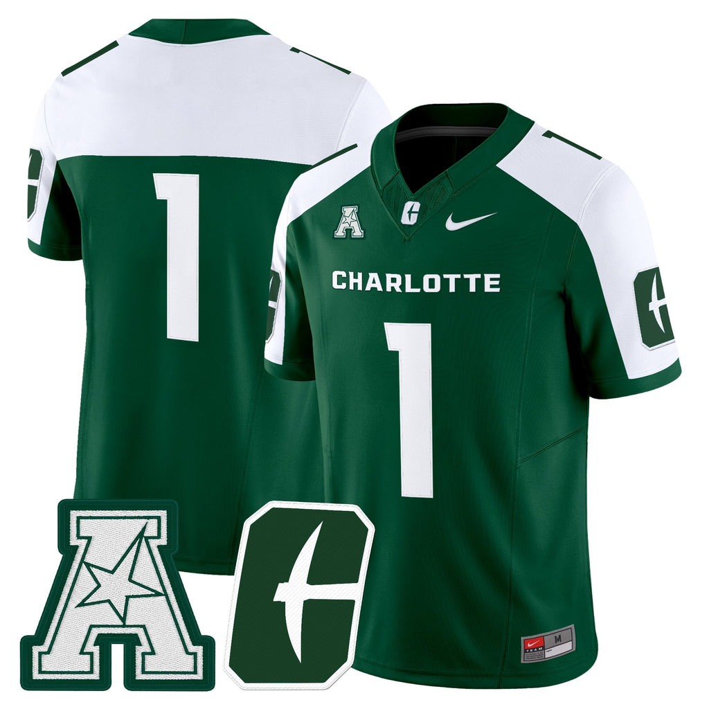 Men's Charlotte 49ers 2025 Vapor Limited Jersey - All Stitched