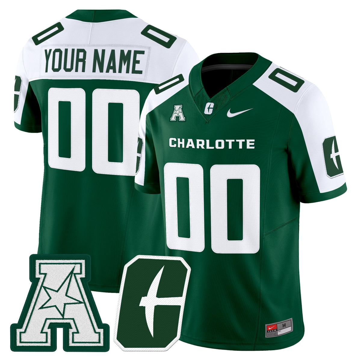 Charlotte 49ers 2025 Vapor Limited Custom Jersey - All Stitched