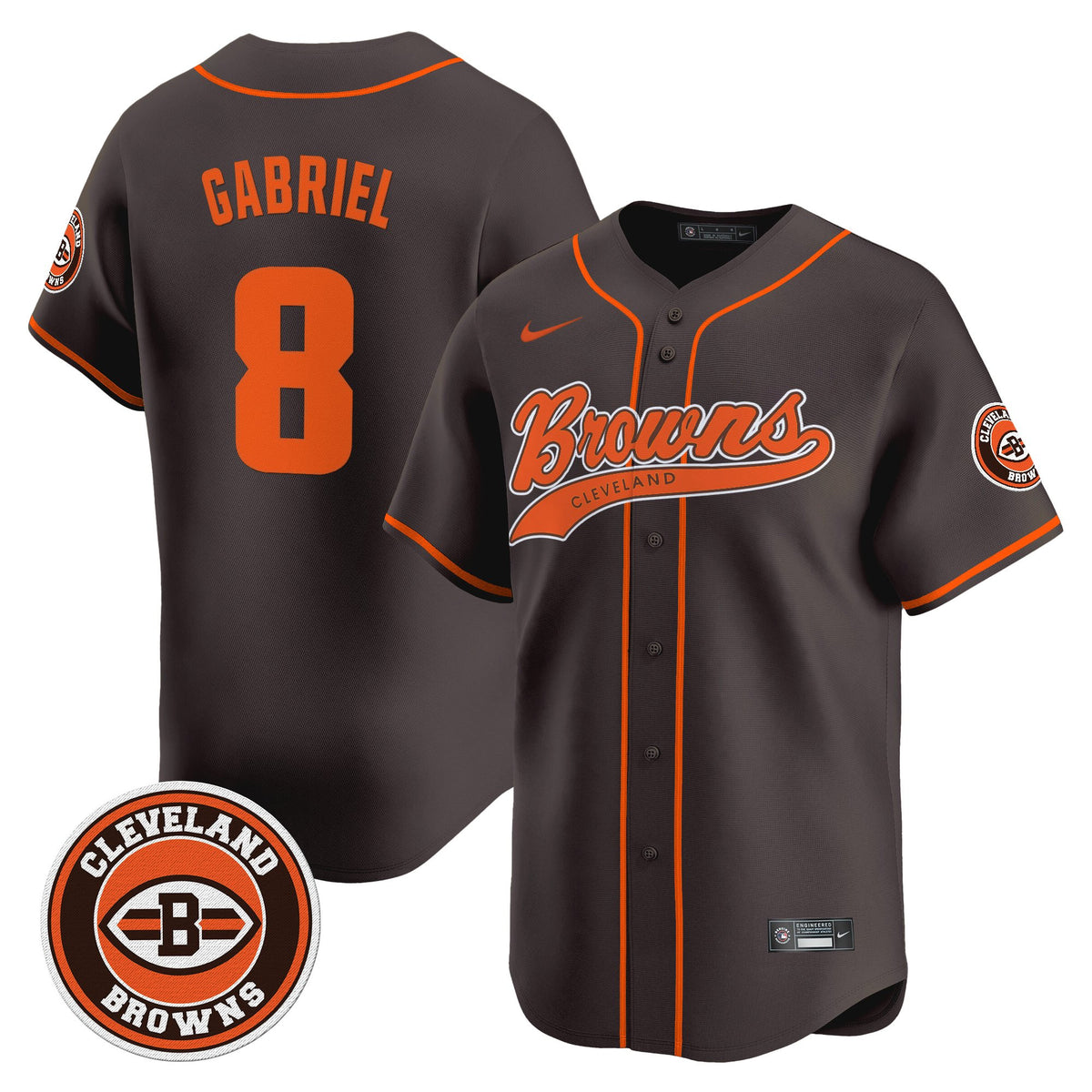 Men's Cleveland Browns 2025 Vapor Premier Limited Jersey - All Stitched