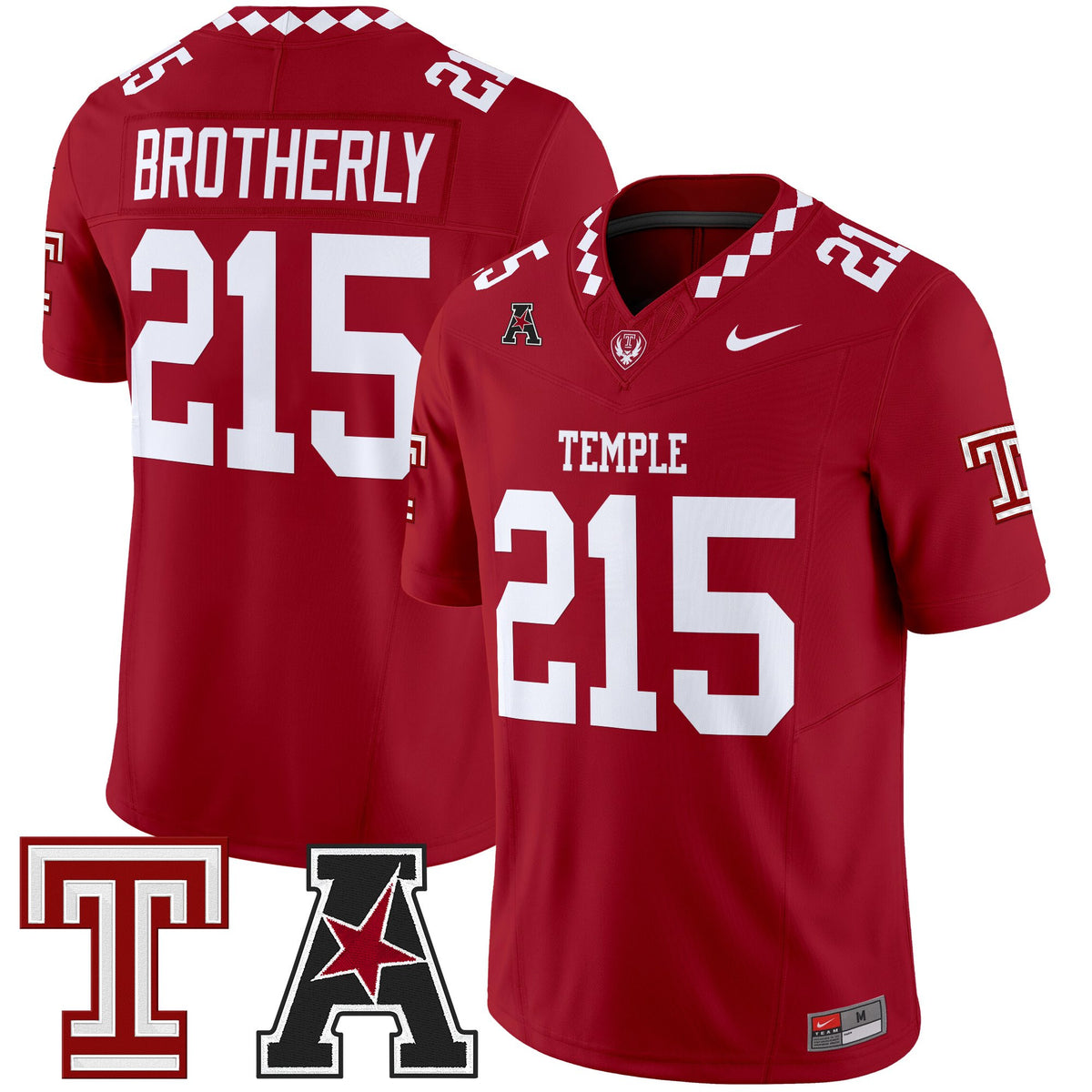 Men's Temple Owls 2025 Vapor Limited Jersey - All Stitched