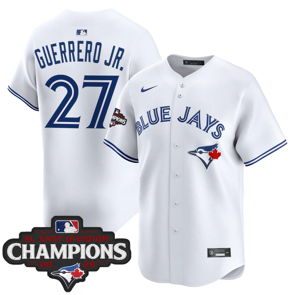 Men's Toronto Blue Jays 2025 AL East Division Champions Vapor Premier Limited Jersey - All Stitched